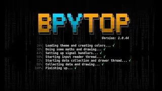 Bpytop Monitoring Utility in Linux