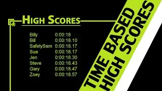 GameMaker Tutorial - Time Based High Scores