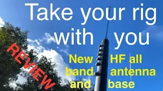 Radioddity HF-008 all band antenna & M916 Heavy Duty magnetic base