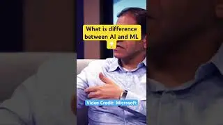 What is difference between AI and ML? (Part 3/3) #artificialintelligence #machinelearning