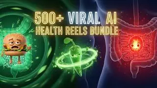 500+ Viral AI Health Reels Bundle!