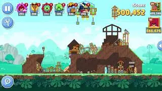 Angry Birds Friends Level 3 Tournament 942 three stars NO POWER-UP walkthrough 2021-06-24