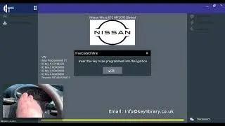 Key Programming and Pin Code Retrieval For a Nissan Micra K12 Using TrueCode Online