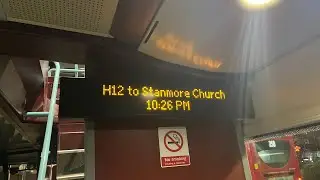 H12 to Stanmore Church (rare curtailment)