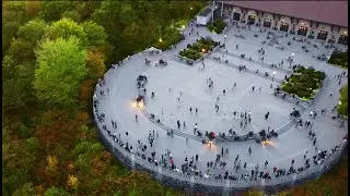 Belvédère Kondiaronk Mont Royal الوان الخريف بمونتريال