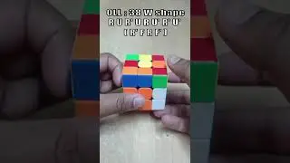 3x3 Rubik's Cube: OLL 38 :  W shape Tutorial | Easy algorithm