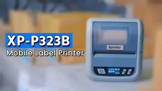 Xprinter 3inch Mini Bluetooth/WiFi Mobile Label Printer for Logitics and Warehouse XP-P323B