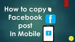how to copy facebook post in mobile