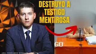 Abogado ENFRENTA a FALSA VÍCTIMA y EVIDENCIA sus MENTIRAS
