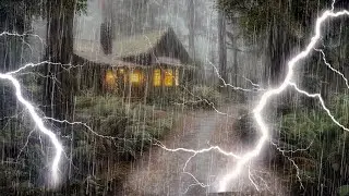 HEAVY RAIN AND THUNDER SOUNDS - DEEP SLEEP | Thunderstorm for Sleeping - Rain Sound Comfort #2