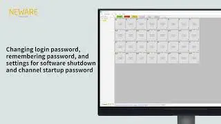 Changing login password, remembering password, and settings for shutdown and startup password