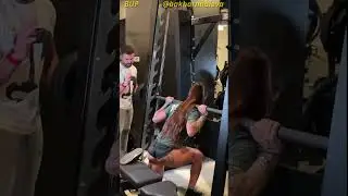 BAKHAR NABIEVA - Crazy Strong Crossfit girl - Heavy Squat Workout  | Crossfit Athlete