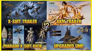 ANUKHRA X-SUIT TRAILER 3.7 UPDATE🤩 | ULTIMATE AKM TRAILER | PHARAOH X-SUIT RETURN | BGMI/PUBGMOBILE