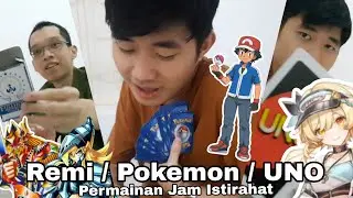 Kartu Remi / Kartu Pokemon / Kartu UNO Indonesia Permainan Istirahat