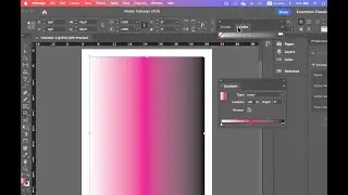 Gradient panel in InDesign