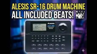 Alesis SR16 Drum Machine - let's hear all the included beats
