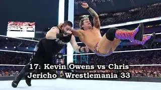 Top 20 WWE Matches of 2017