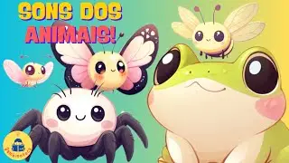 Som dos Animais da Floresta: Abelha, Borboleta, Sapo, Mosquito e Aranha!