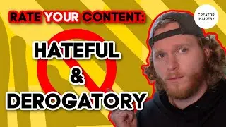 Understanding the YouTube Ads Friendly Guidelines: Hateful & Derogatory Content