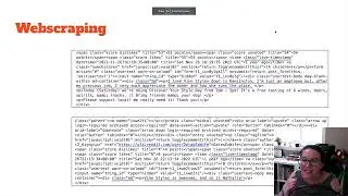 Webscraping Static v Dynamic Websites
