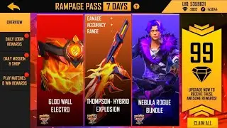 RAMPAGE PASS EVENT 2022 | NEXT TOPUP EVENT | COBRA MP40 RETURN | FIRE FIRE NEW EVENT