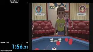 Game Party 3 (Wii) - Bumper Pool Single Game [1:56]