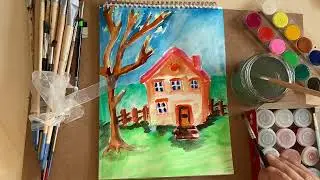 Birlikte Resim Yapalım 🌸 Paint with Me! #suluboya #watercolor