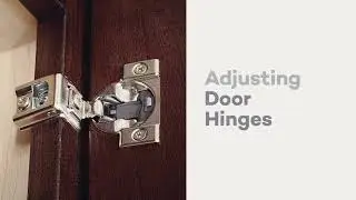 How to Adjust KraftMaid Cabinet Door Hinges