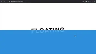 Floating Text Animation Using HTML & CSS / Loading Screen animation