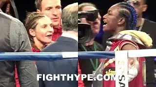 (DAAAAMN!) CLARESSA SHIELDS & CHRISTINA HAMMER HEATED ALTERCATION; TRADE WORDS & GO AT IT IN RING