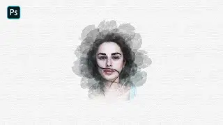 How to Create A Watercolor Painting Effect in Photoshop | Photoshop Tutorial