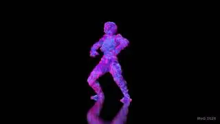 IClone to C4D: Hairy Dancer (Redshift Render, 4K, HDR)