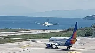 skiathos Airport, different views