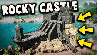 Rocky Castle - Plenty of room for dinosaurs | Ark: Survival Ascended
