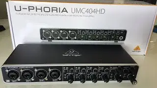 New Audio Interface for recording Update | Behringer UMC404HD