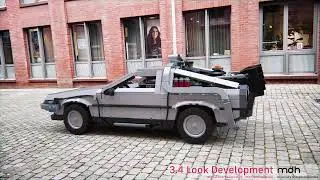 DFD1022 4.3 Look Development – 3D-Tracking with After Effects and Blender – LEGO® DeLorean