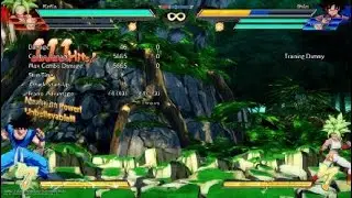 DRAGON BALL FighterZ Kefla corner LVL 1 to LVL 3 combo