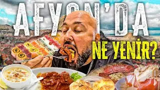 AFYON'DA NE YENİR VLOG!