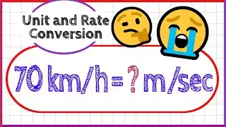 Unit Conversion and Rate Conversion - Distance, Speed, and More!