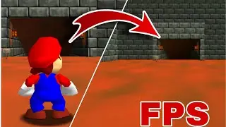 Princess Peach's secret slide but First person.
