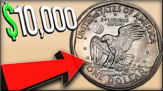 "HOLY GRAIL DOLLAR COIN" - Rare Susan B Anthony Dollar Coin in Your Pocket Change!!
