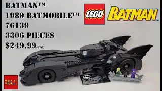 76139 - Batman™ - 1989 Batmobile™ - 76139 - 3306 pieces - $249.99 - Speed Build.