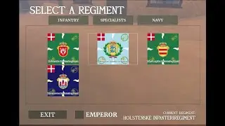 All new Danish regiments in G&B