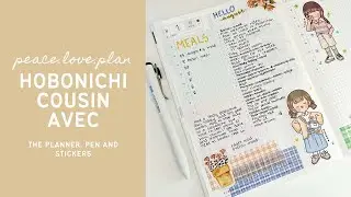 HOBONICHI COUSIN AVEC | how I'll be using this journal to improve my mental health