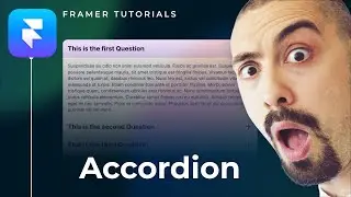 Framer | How to create an Accordion Component