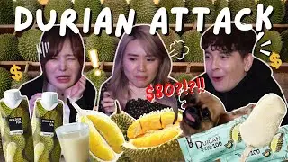 💚💯 TRYING DURIAN WITH 