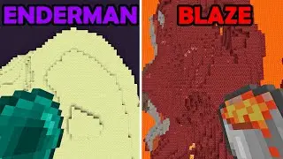 MLG by different mobs in minecraft