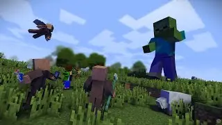 ГИГАНТСКИЙ ЗОМБИ НАПАЛ НА НАШУ ДЕРЕВНЮ В МАЙНКРАФТ| Спайки Minecraft