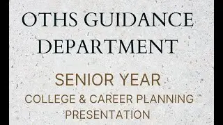 Senior Fall Programming 2021