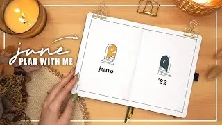 Easy June BuJo Plan With Me | Simple Bullet Journal Setup ☀